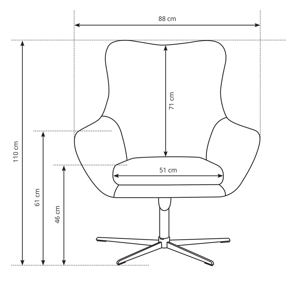 Křeslo ELIS otočné, naklápěcí | VÝBĚR LÁTEK