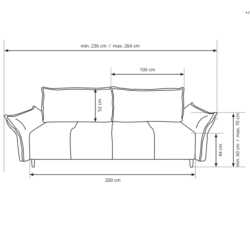 Sedací sestava NAPOLI 3+1+1 | VÝBĚR LÁTEK