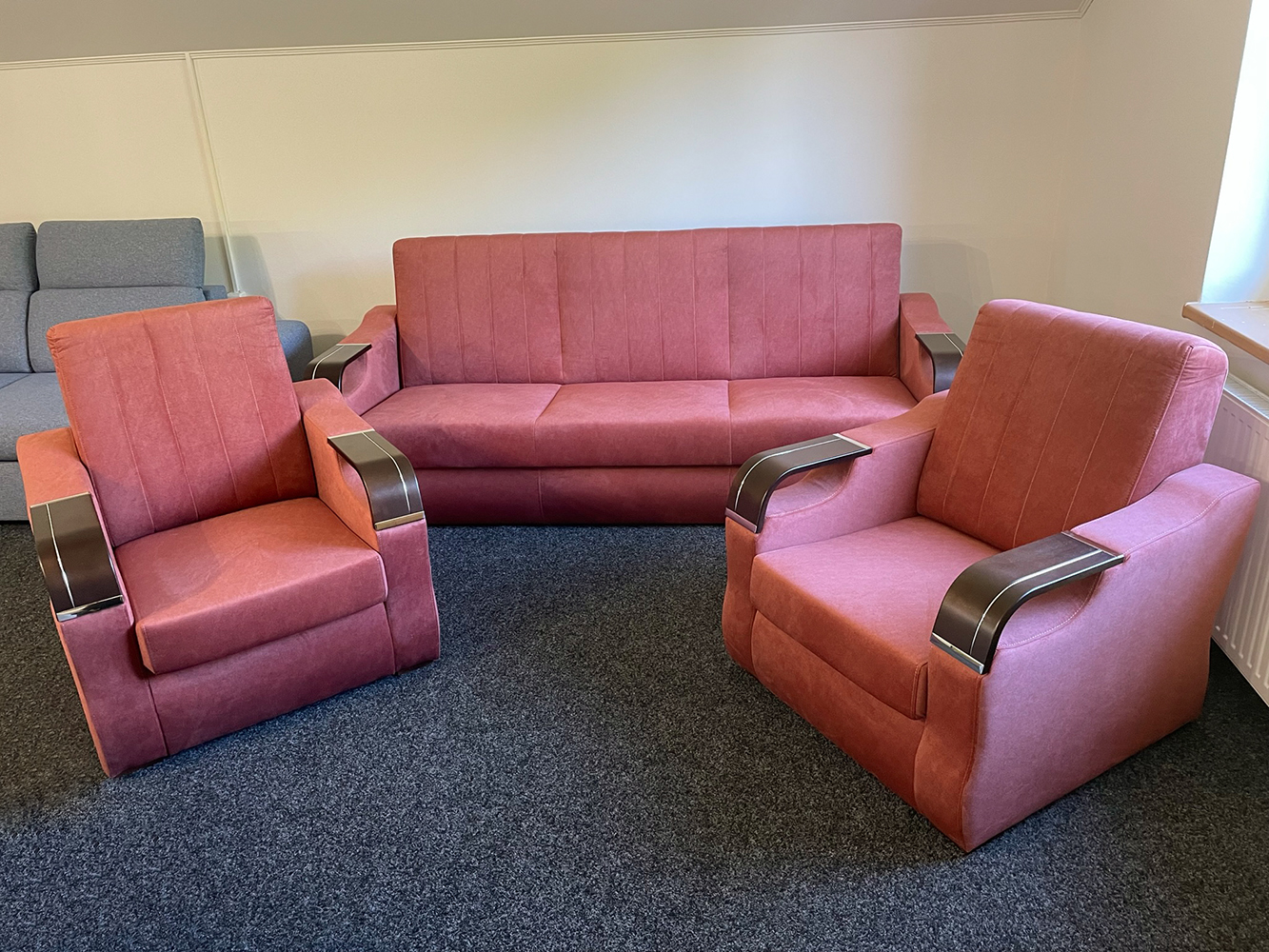 Sedací sestava Bergamo | 3+1+1 | rozkládací + úložný prostor | POSLEDNÍ KUS Z PRODEJNY