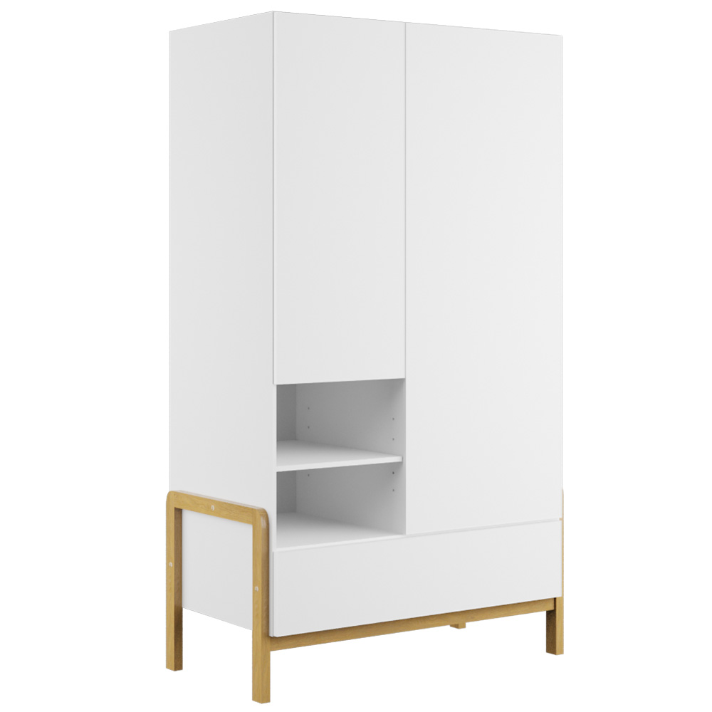 Victor | šatní skříň | bílá | 100x180x55 cm