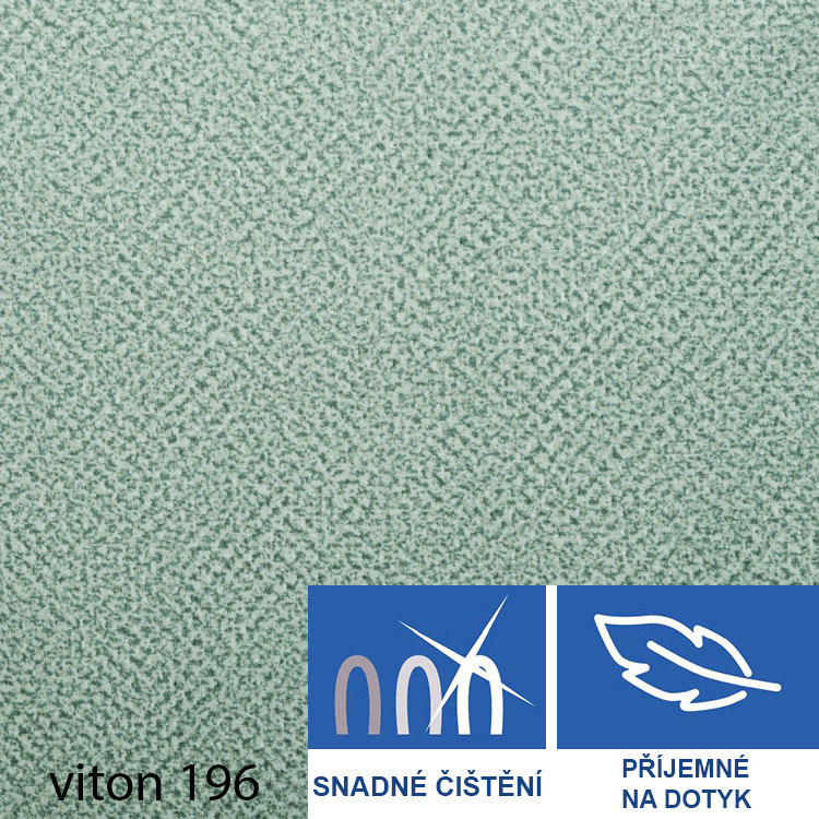 Sedací souprava KORFU | 282x194 | PRAVÁ | Viton 196 mintová | POSLEDNÍ KUS Z PRODEJNY