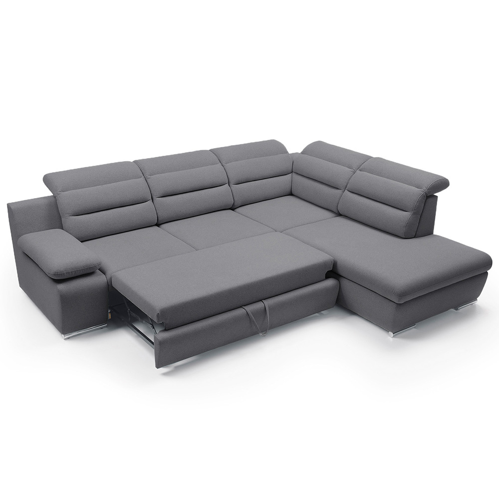 Sedací souprava GRECO | PRAVÁ | Gemma 13 světle hnědá | AKCE | POSLEDNÍ KUS