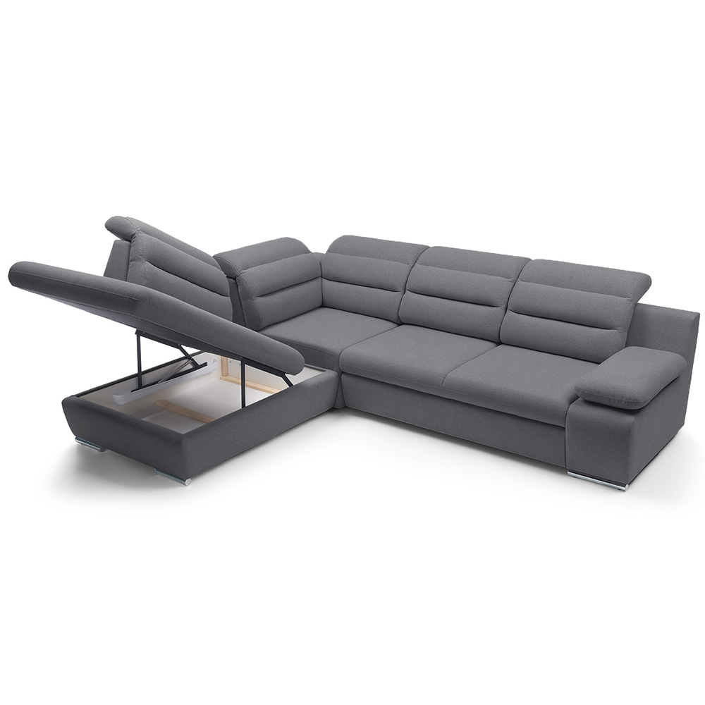 Sedací souprava GRECO | LEVÁ | Gemma 13 světle hnědá | AKCE | POSLEDNÍ KUS