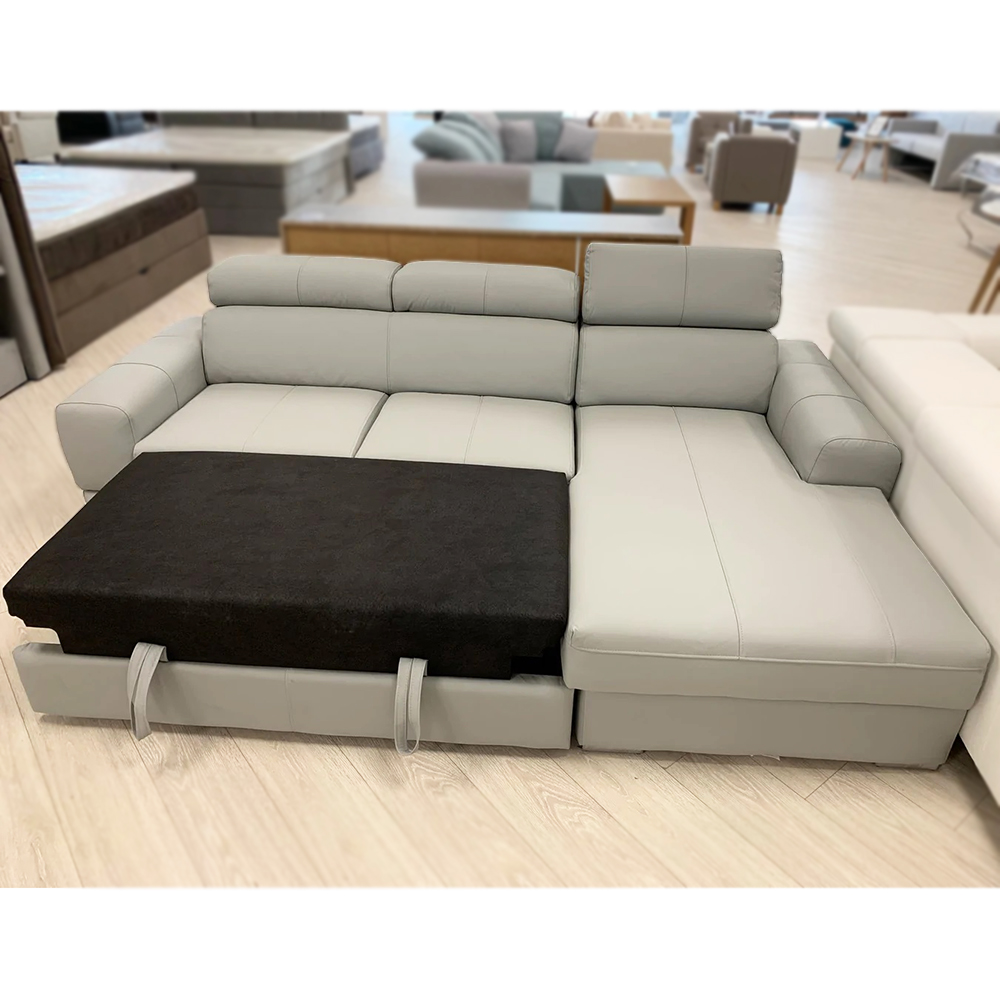 Sedací souprava VENTO L | 251x167 | VÝBĚR Z PRÁVÉ HOVĚZÍ KŮŽE | s úložným prostorem a rozkladem