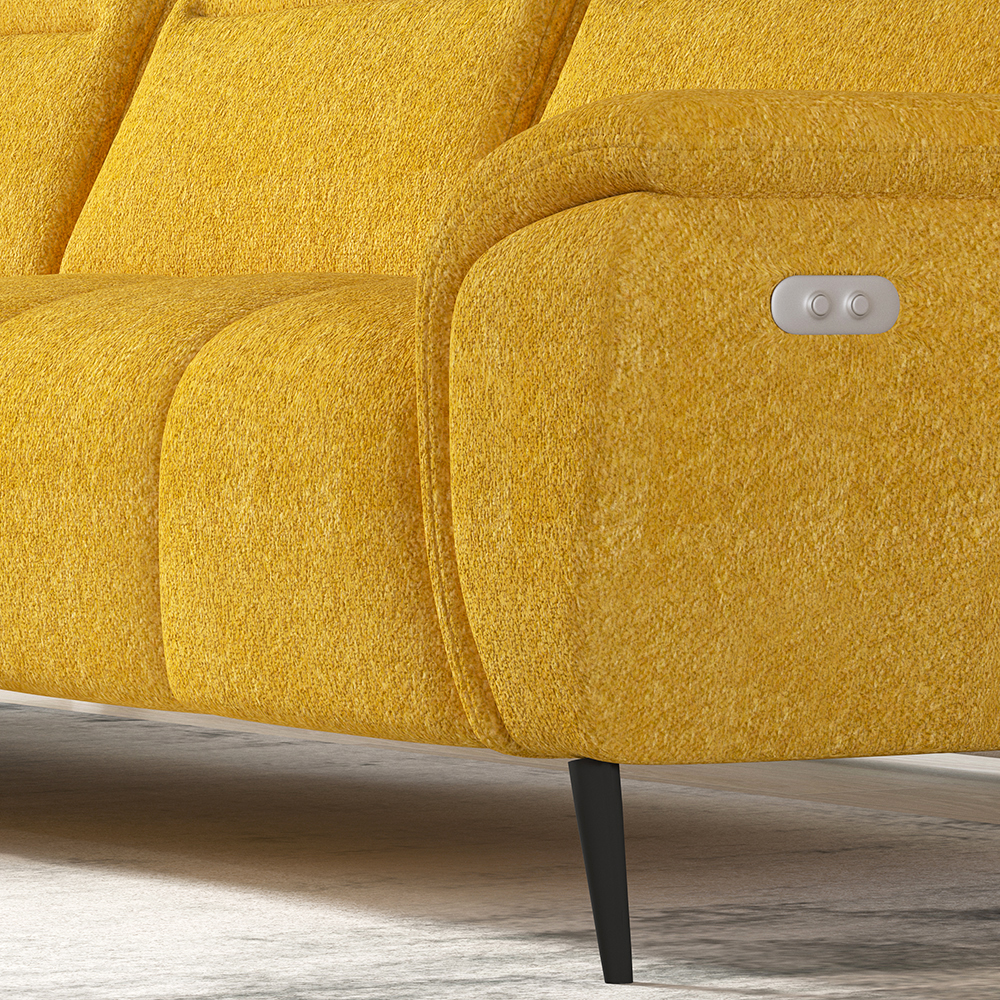 Sedací souprava MONTANA mini | levá | AKCE DO 30.12. 2022 | elektrický rozklad | světle hnědá