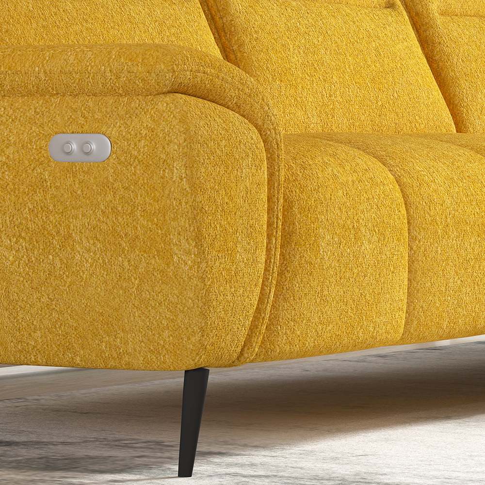 Sedací souprava MONTANA mini | pravá | AKCE DO 30.12. 2022 | elektrický rozklad | světle hnědá