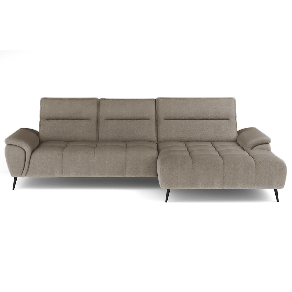 Sedací souprava MONTANA mini | pravá | AKCE DO 30.12. 2022 | elektrický rozklad | světle hnědá