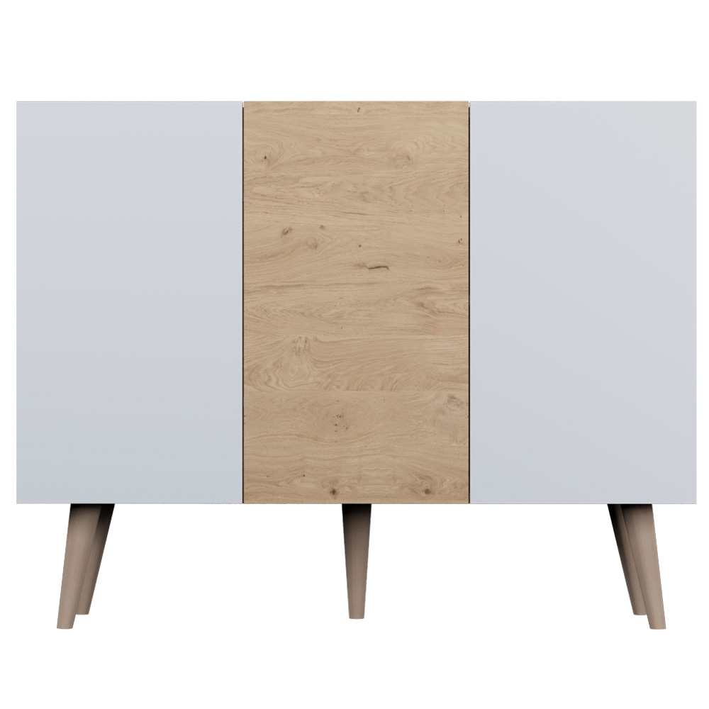 Toronto | komoda | dub artisan/bílá