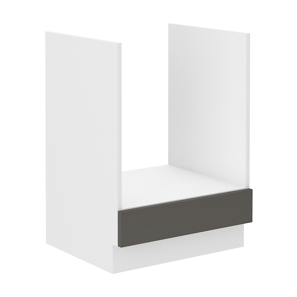 LARA gr | dolní skříňka 60D GAZ pro vestavnou troubu | 60 cm | šedá lesk