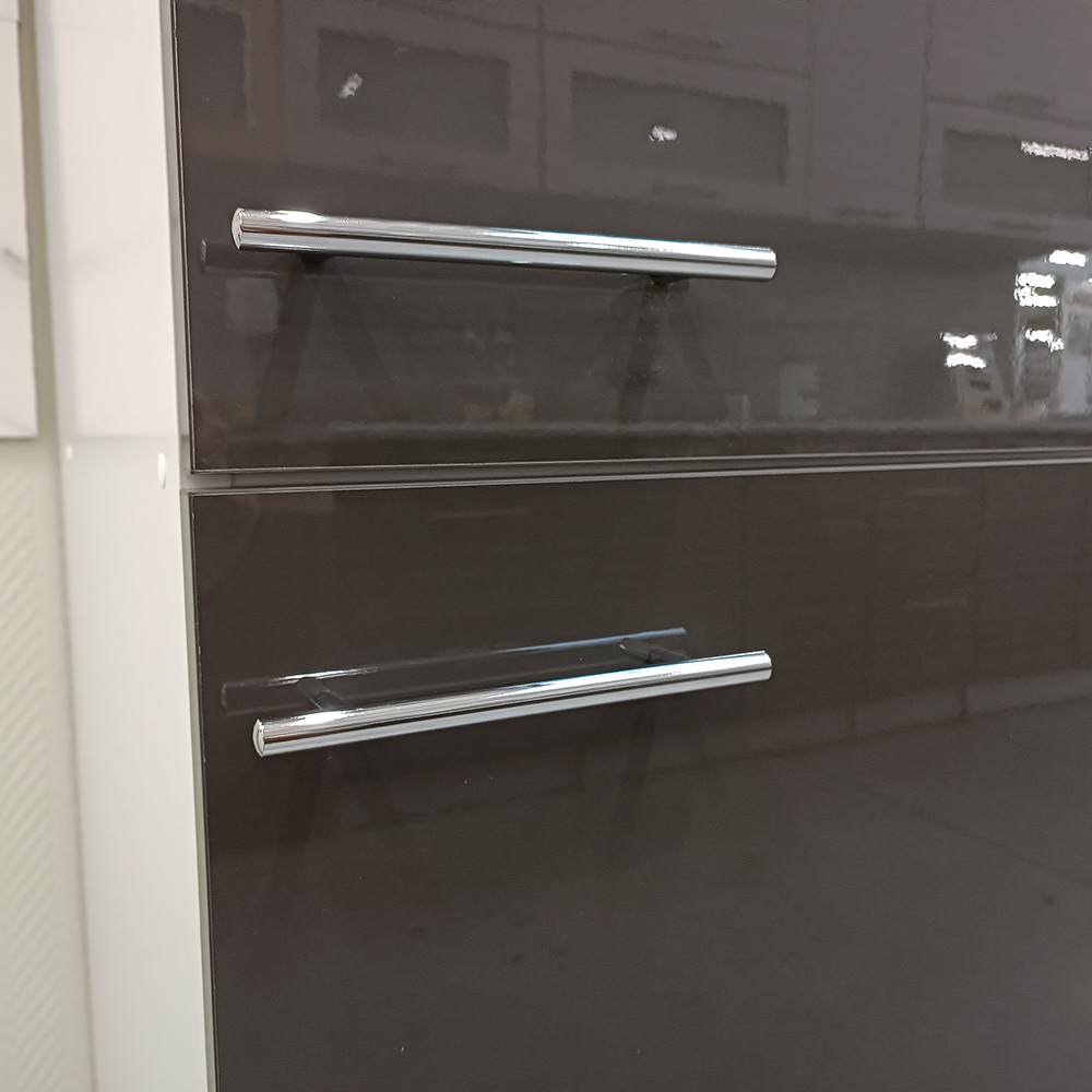 LARA gr | vysoká skříňka 60DKPL-162 1F pro vestavnou troubu | 60 cm | UNI | šedá lesk