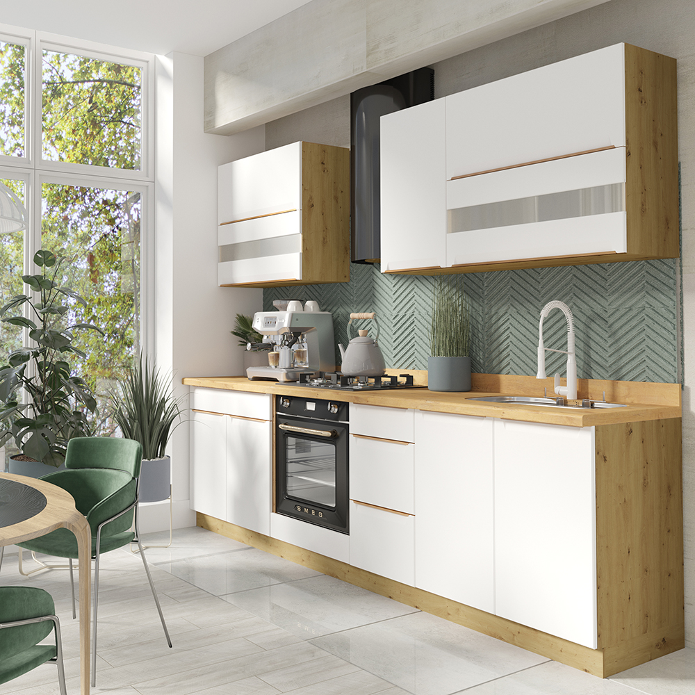 GLAMOUR b | dolní skříňka GLA-6D | 80 cm | bílá mat