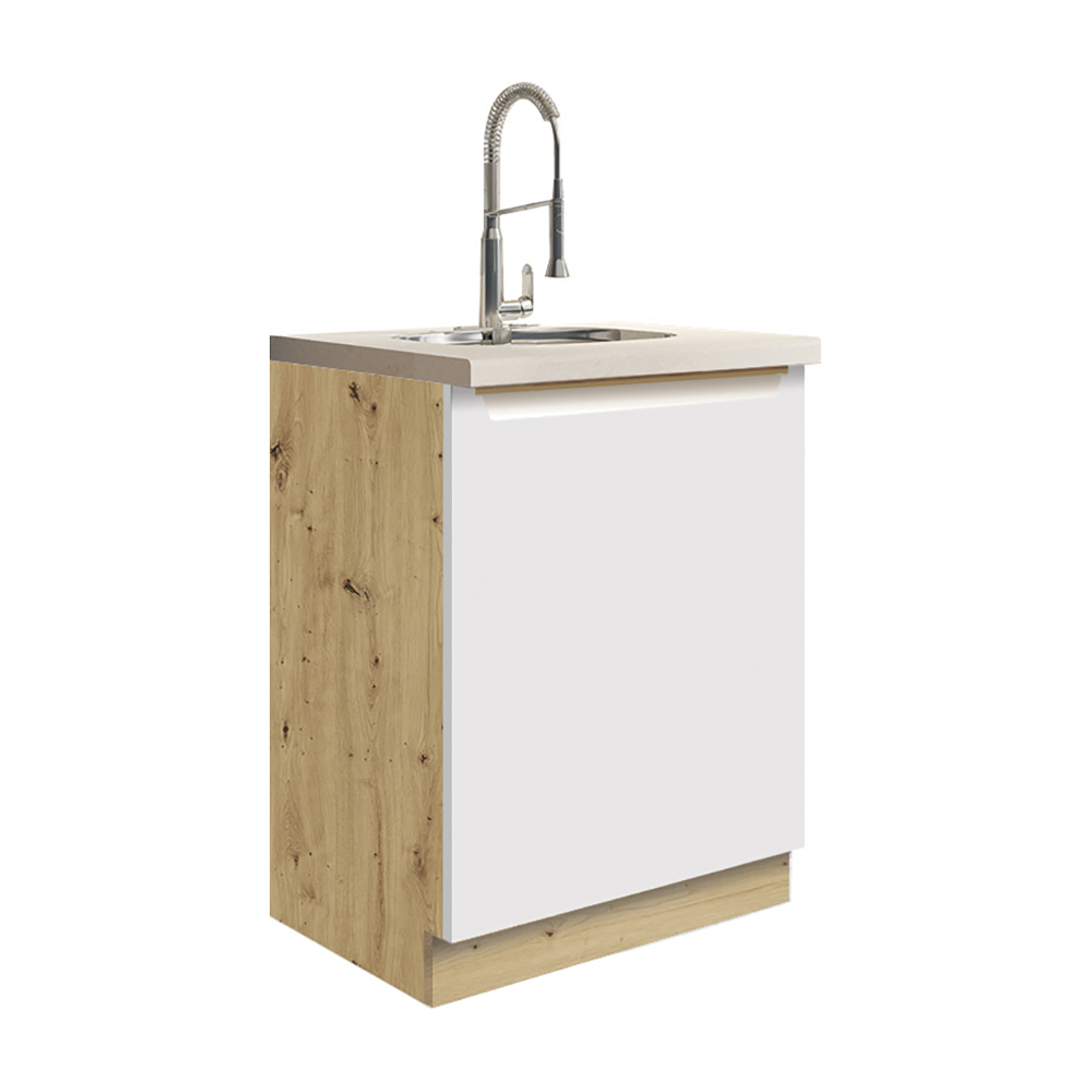 GLAMOUR b | dolní skříňka GLA-11D dřezová | 60 cm | bílá mat