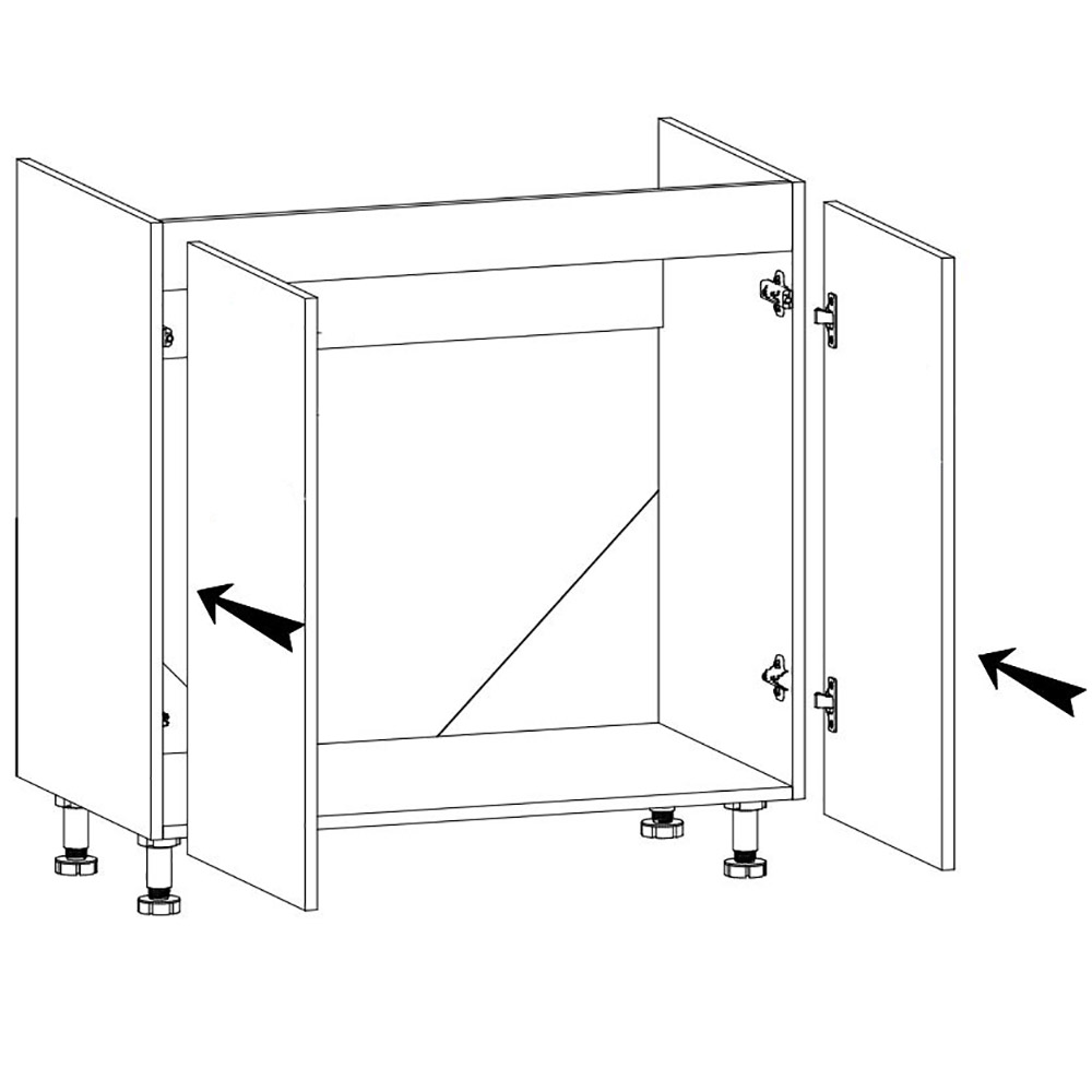 Kuchyňská linka PROVENCE k | 260 cm var.B | SOKL v CENĚ | borovice andersen