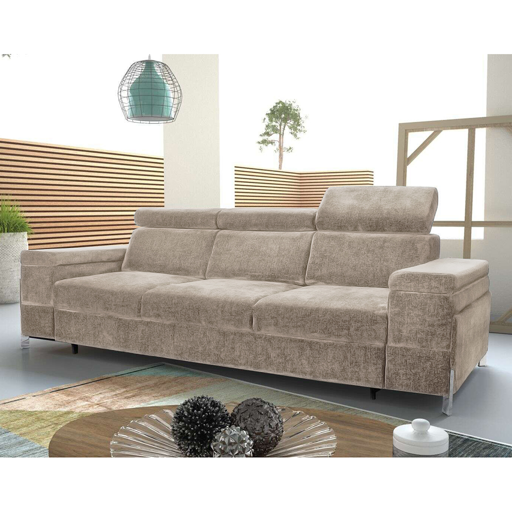 Pohovka ULISES | 231 cm | VELKÁ SPACÍ PLOCHA | bez úlož. prostoru | VÝBĚR TKANIN