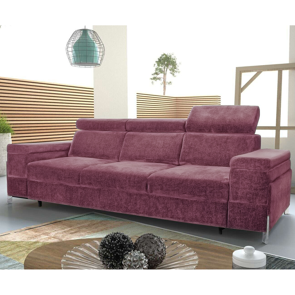 Pohovka ULISES | 231 cm | VELKÁ SPACÍ PLOCHA | bez úlož. prostoru | VÝBĚR TKANIN