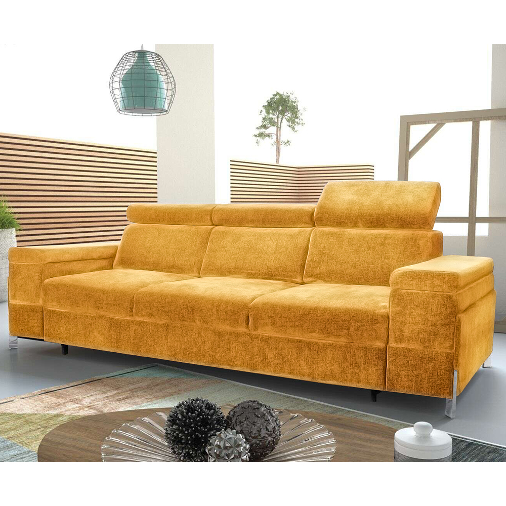 Pohovka ULISES | 231 cm | VELKÁ SPACÍ PLOCHA | bez úlož. prostoru | VÝBĚR TKANIN