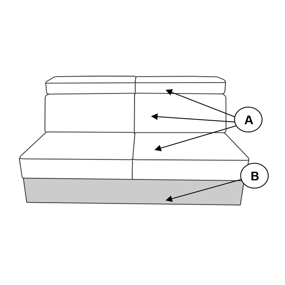 Sedací souprava ULISES L | 250x179 | nerozkládací | vysoká kvalita | VÝBĚR TKANIN