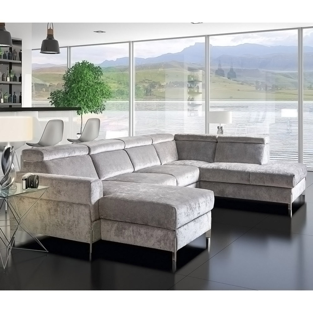 Sedací souprava ULISES U | 179x331x225 | nerozkládací | vysoká kvalita | VÝBĚR TKANIN