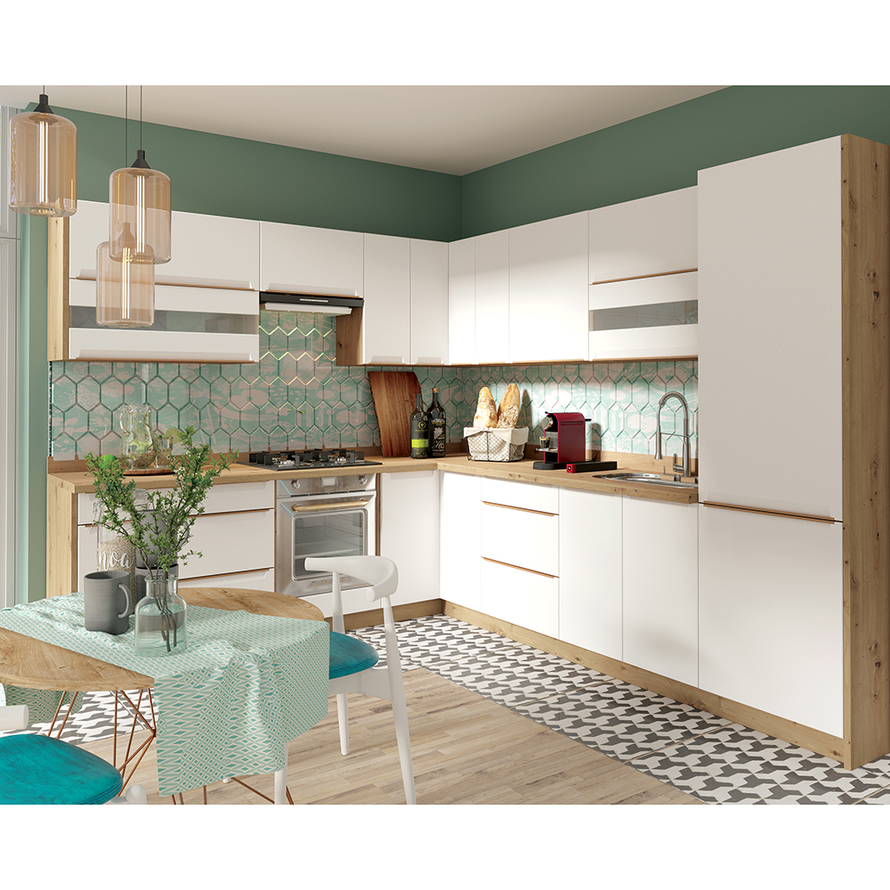 GLAMOUR b | dolní skříňka GLA-13D dřezová | 90 cm  | bílá mat