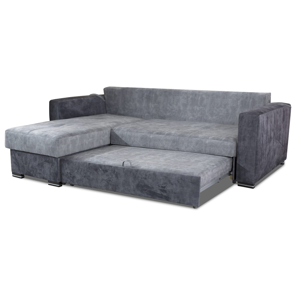 Sedací souprava TUNIS | levá | VELKÁ SPACÍ PLOCHA až 206x203 cm | VÝBĚR TKANIN