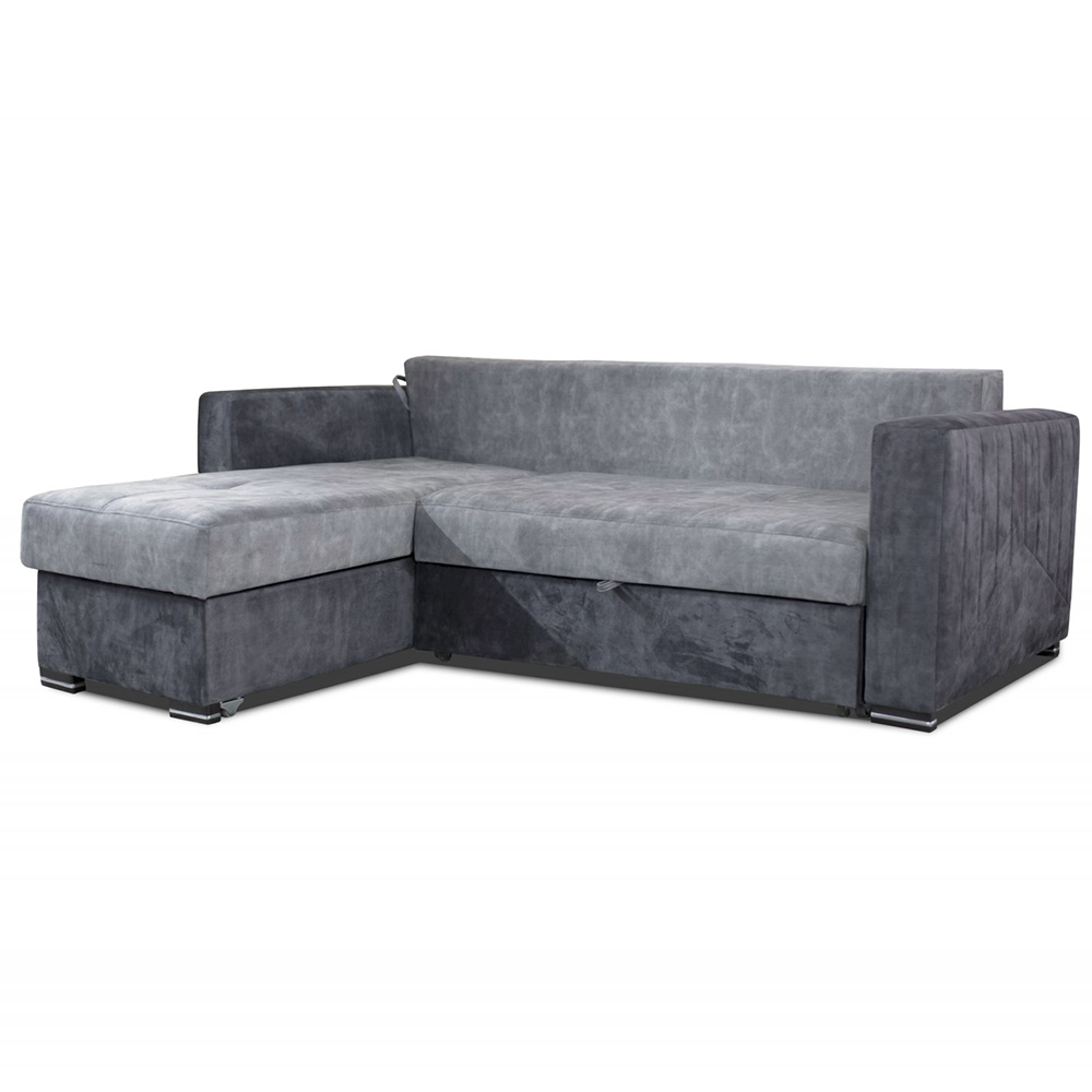 Sedací souprava TUNIS | levá | VELKÁ SPACÍ PLOCHA až 206x203 cm | VÝBĚR TKANIN