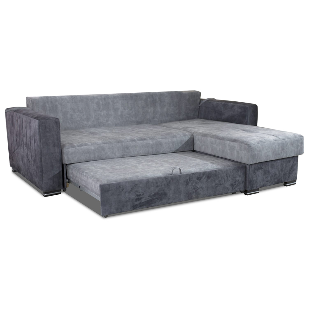 Sedací souprava TUNIS | pravá | VELKÁ SPACÍ PLOCHA až 206x203 cm | VÝBĚR TKANIN