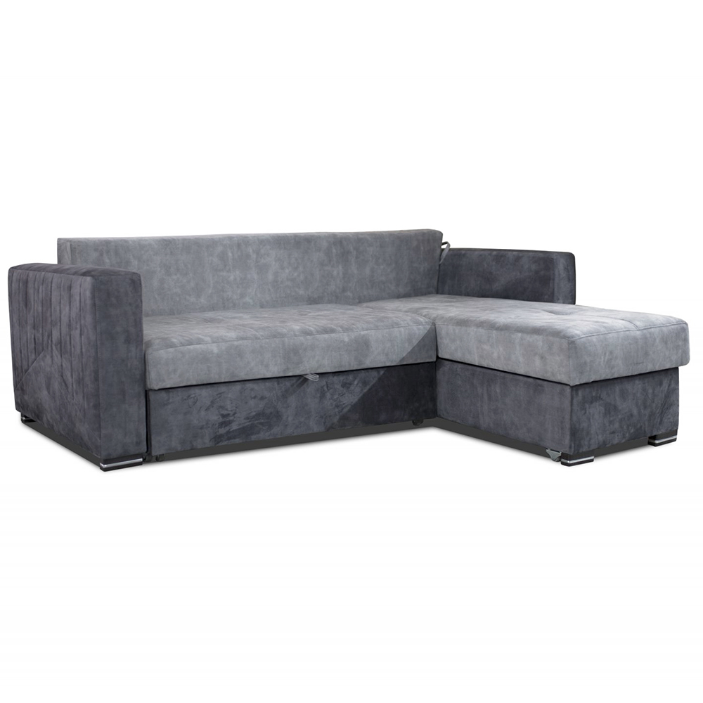 Sedací souprava TUNIS | pravá | VELKÁ SPACÍ PLOCHA až 206x203 cm | VÝBĚR TKANIN