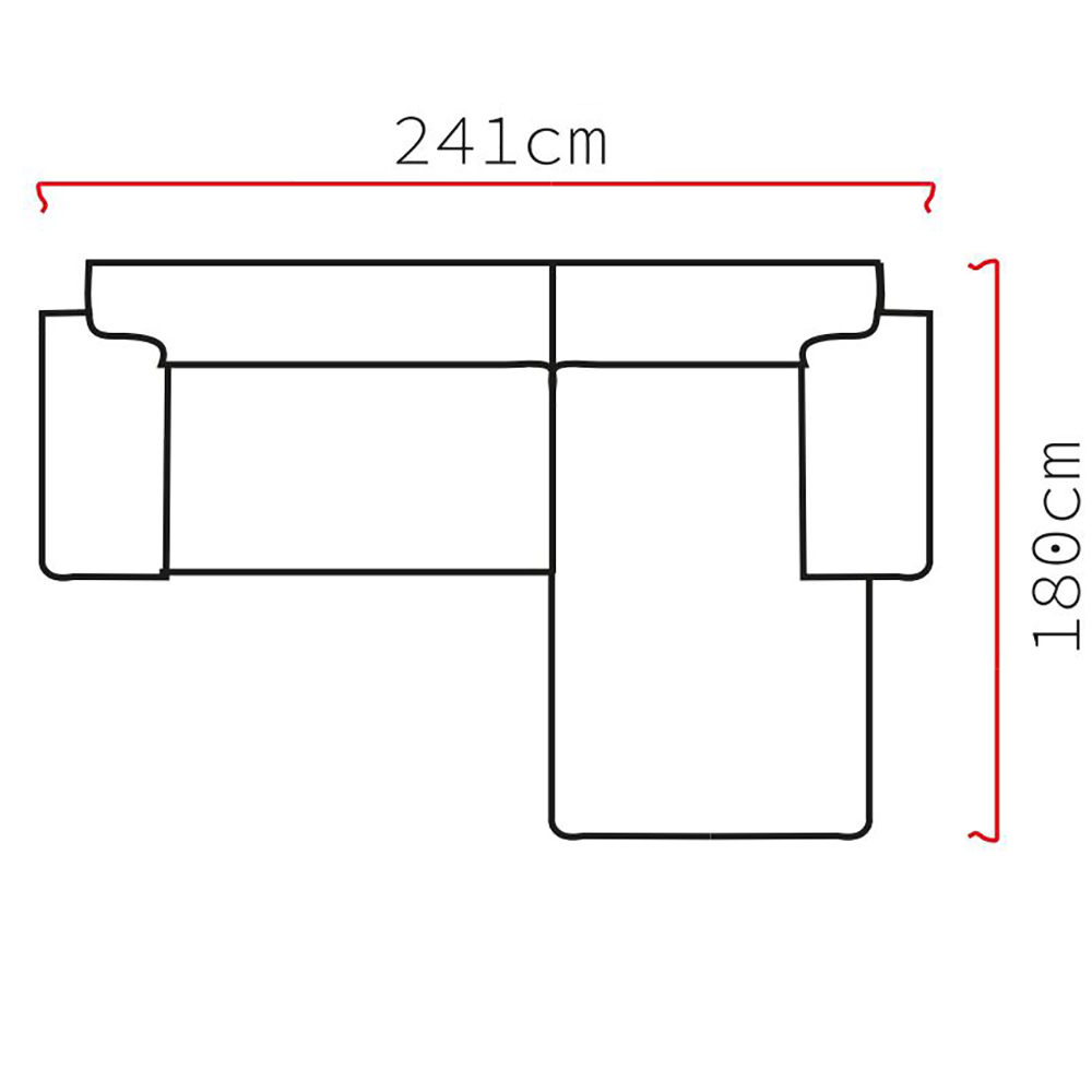 Sedací souprava TUNIS | pravá | VELKÁ SPACÍ PLOCHA až 206x203 cm | VÝBĚR TKANIN