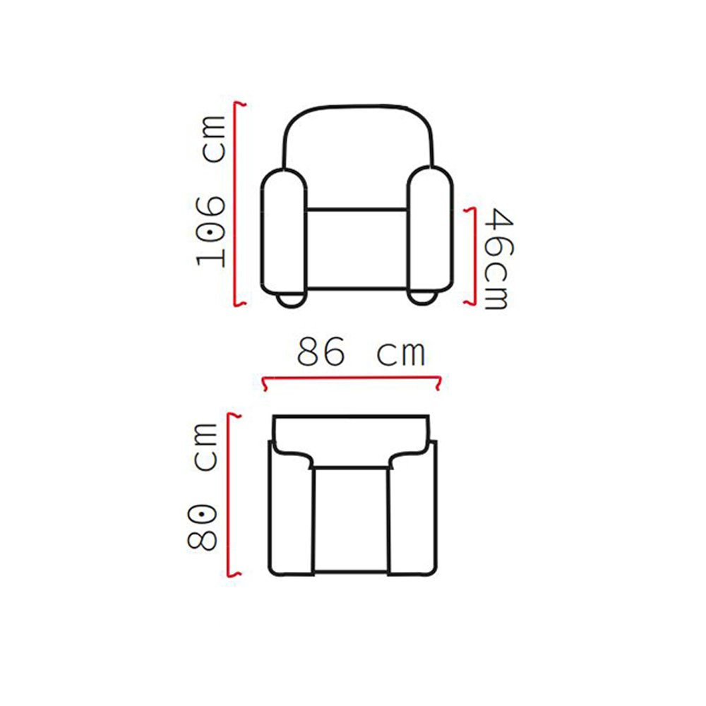Křeslo PANAMA | VÝBĚR TKANIN