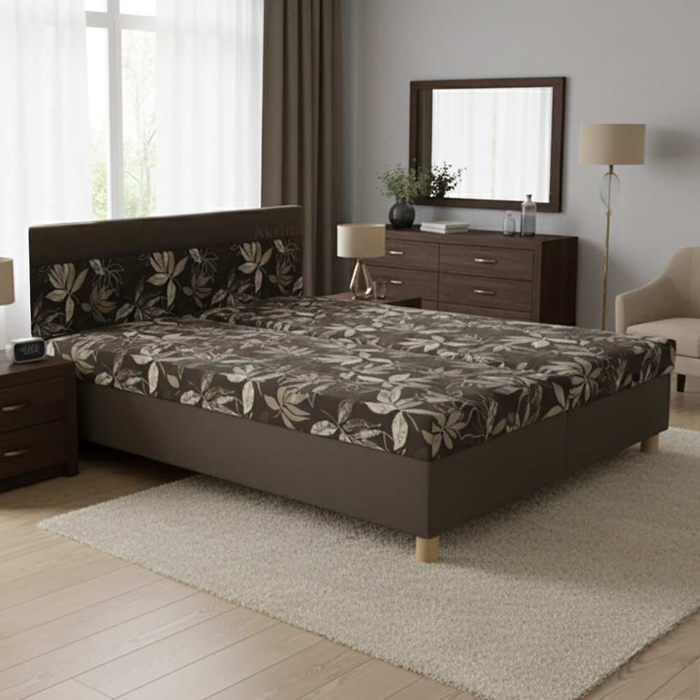 Dvoulůžko SOFIE | 180x200 cm | deska | VÝBĚR POTAHU A MATRACE | z ČR