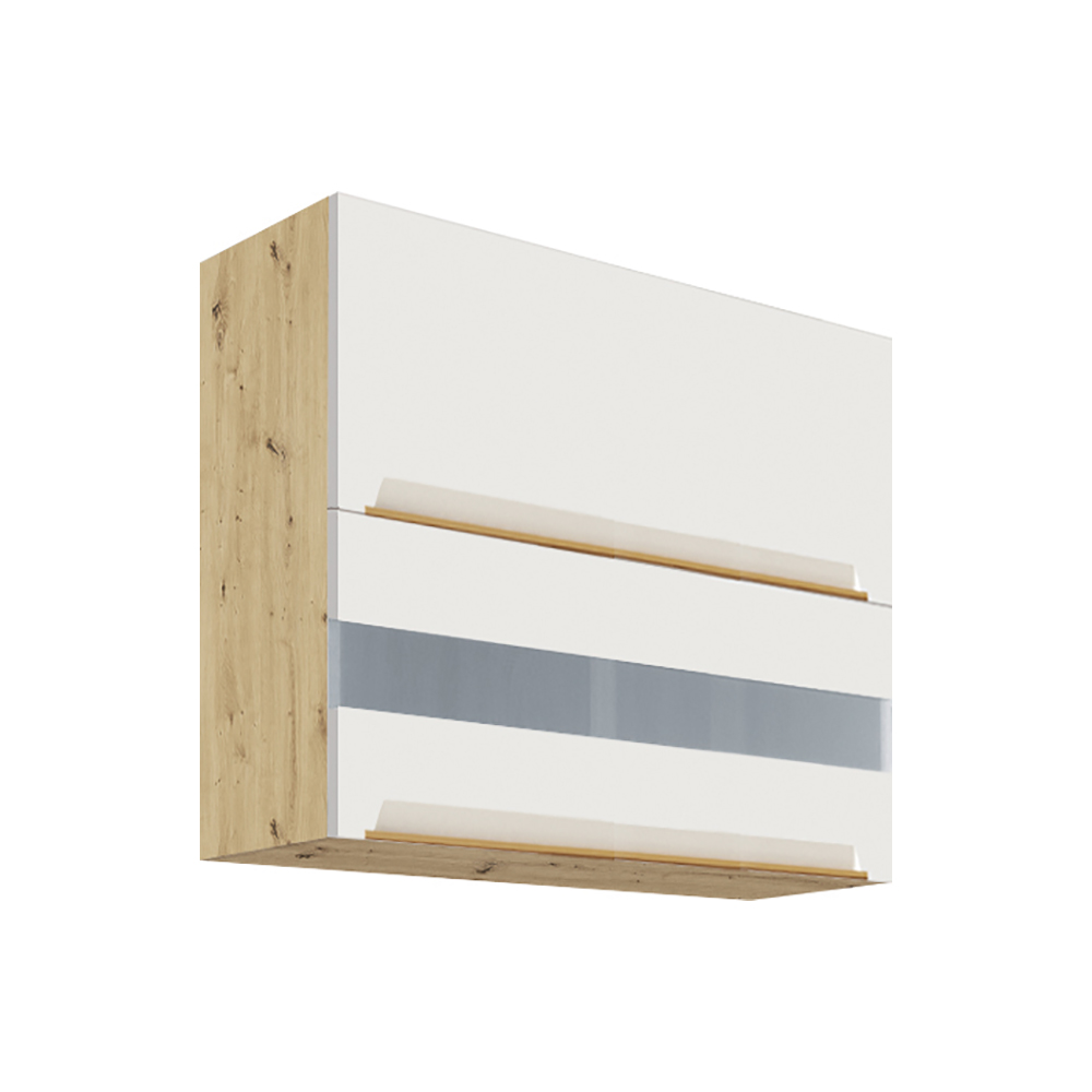 GLAMOUR b | horní skříňka výklopná GLA-41G | 80 cm | bílá mat