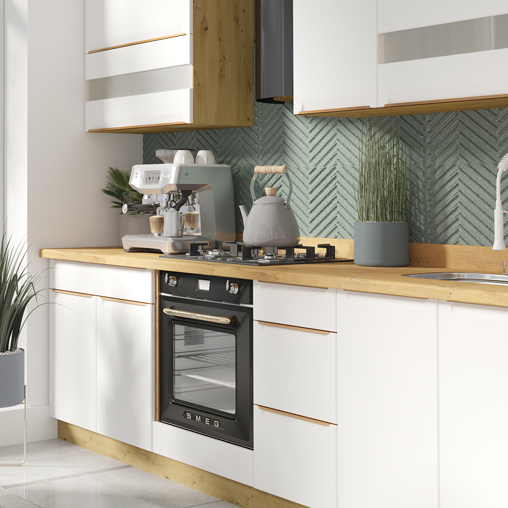 GLAMOUR b | horní skříňka výklopná GLA-35G | 50 cm | bílá mat