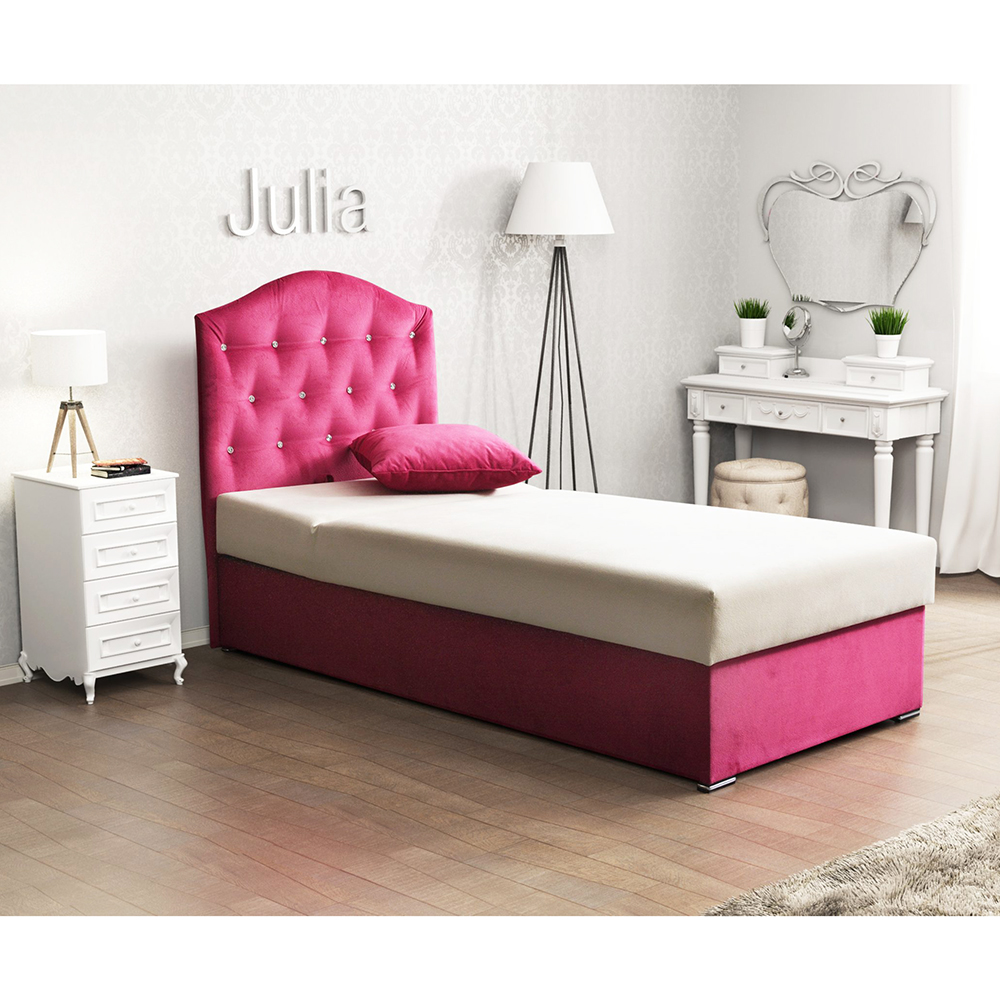 Jednolůžko JULIA | 137x200 cm | polohovací | VÝBĚR TKANIN