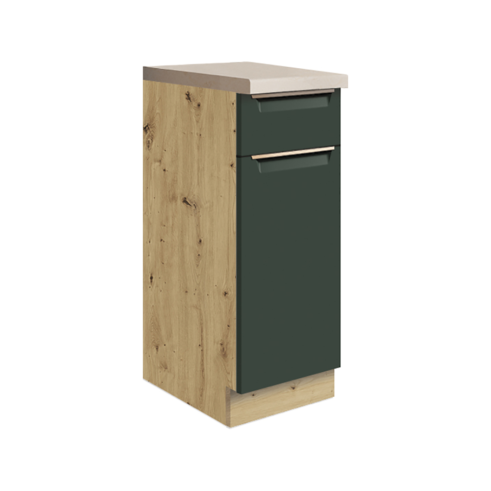 GLAMOUR z | dolní skříňka GLA-1D | 30 cm | zelená mat