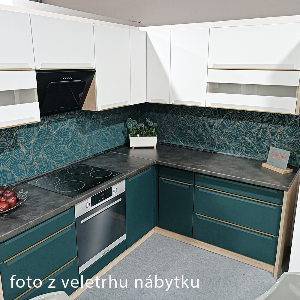 GLAMOUR z | dolní skříňka GLA-4D | 50 cm | zelená mat