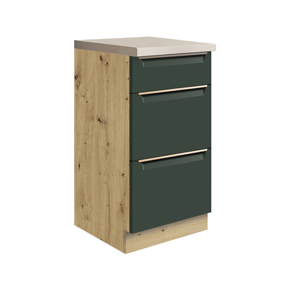 GLAMOUR z | dolní skříňka GLA-8D | 40 cm| zelená mat