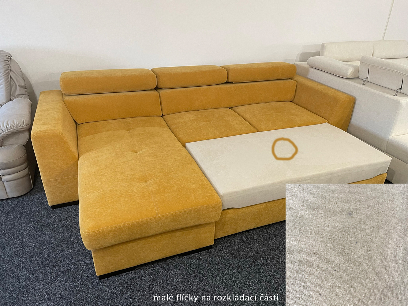 Sedací souprava Nest III | 180x273 | LEVÁ | rozkládací | POSLEDNÍ KUS Z PRODEJNY