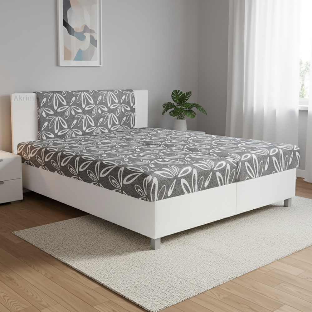 Dvoulůžko MELISA | 180x200 cm | rošt deska | VÝBĚR POTAHU A MATRACE | z ČR