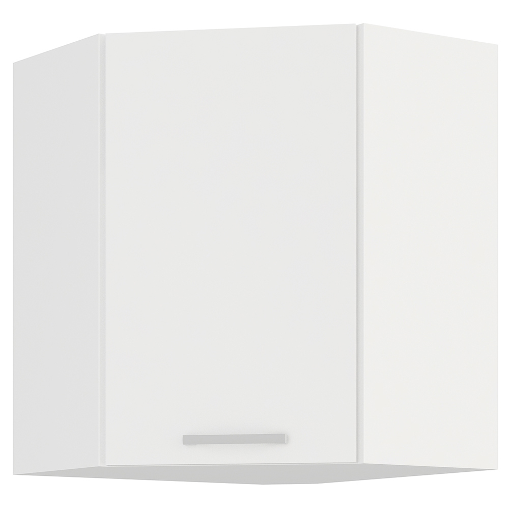 EKO WHITE | horní skřínka 58x58 GN-72 1F rohová | 58,5x58,5 cm | bílá mat