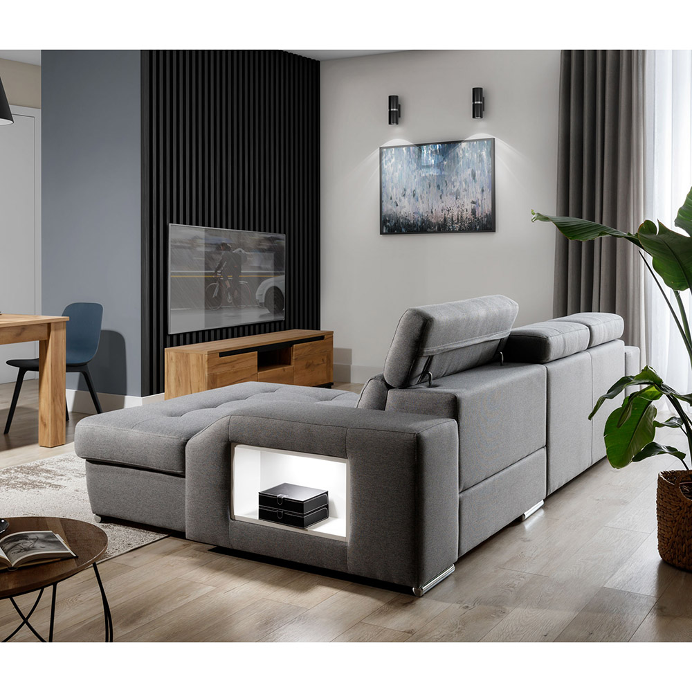 Sedací souprava TULON | 275x173 | PRAVÁ | šedá | POSLEDNÍ KUS Z PRODEJNY