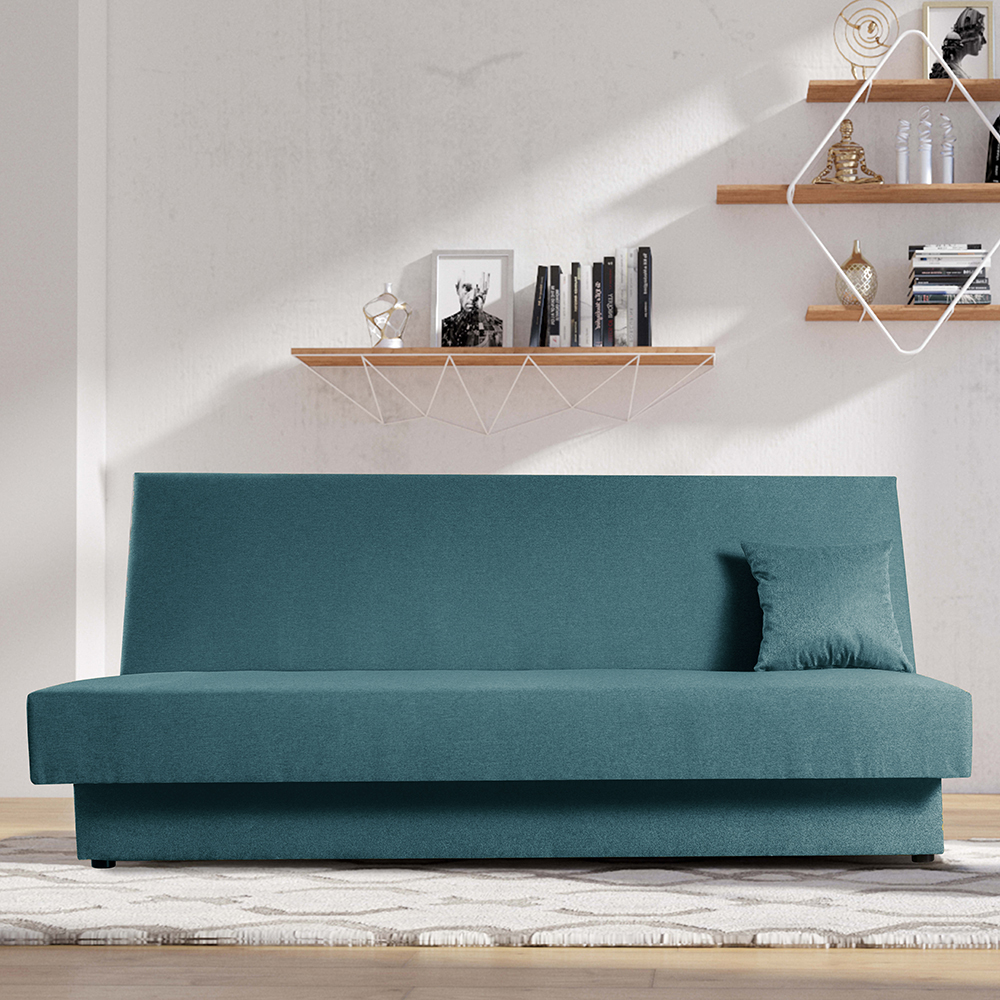 Pohovka POKO | 200 cm | Tatum 277 tyrkysová | VÝPRODEJ Z PRODEJNY