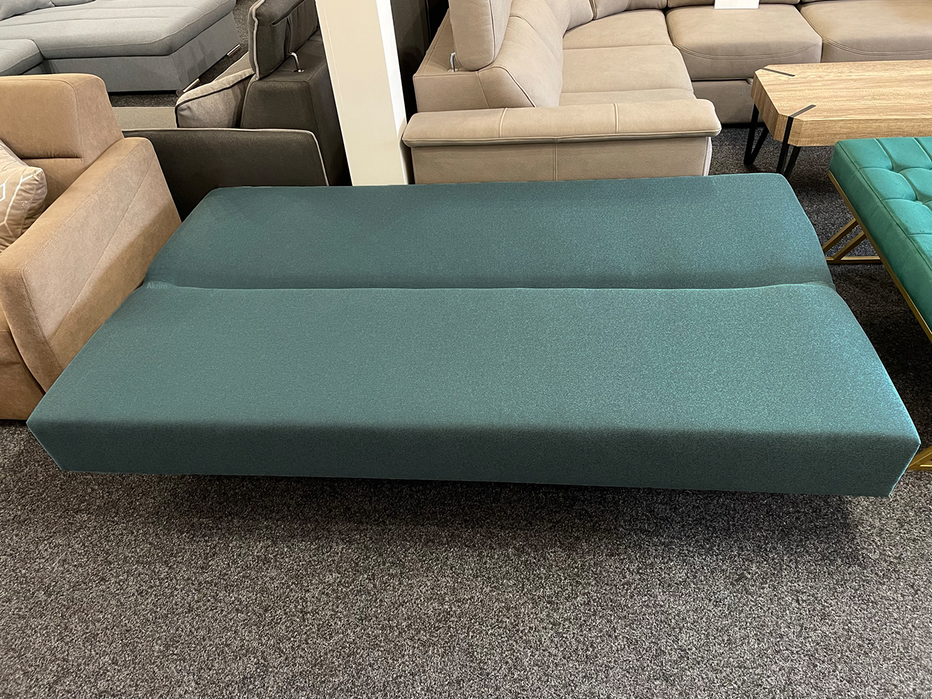 Pohovka POKO | 200 cm | Tatum 277 tyrkysová | VÝPRODEJ Z PRODEJNY