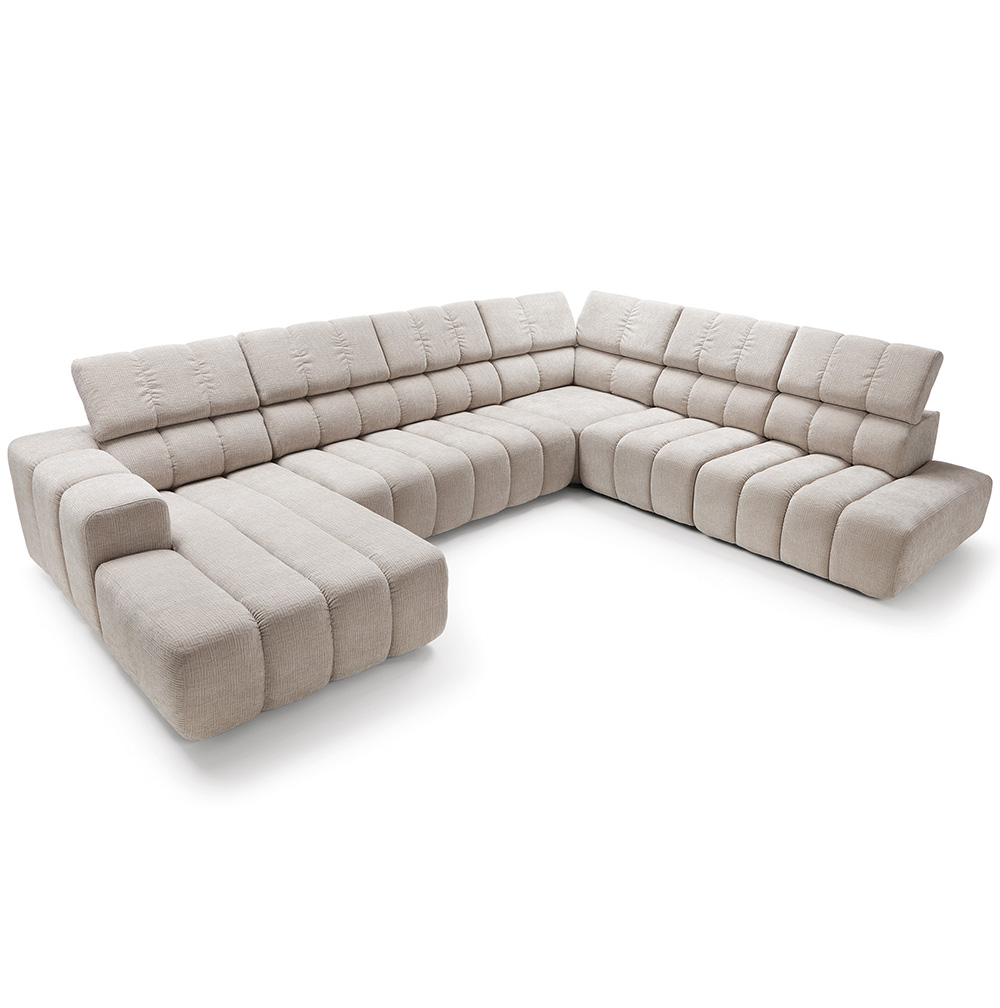 Sedací souprava ZURICH U | 188x367x294 cm | rozkládací + bez úložného prostoru | VÝBĚR TKANIN