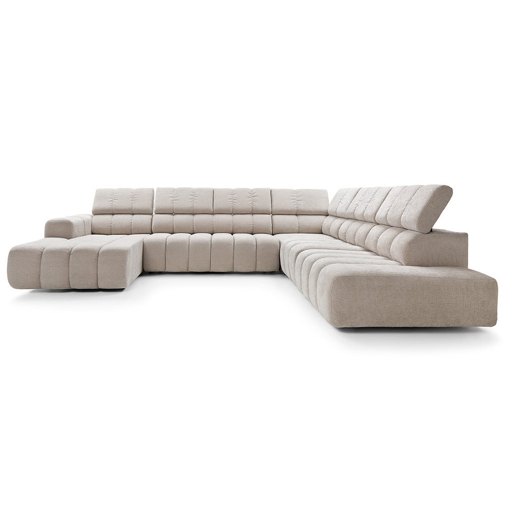 Sedací souprava ZURICH U | 188x367x294 cm | rozkládací + bez úložného prostoru | VÝBĚR TKANIN