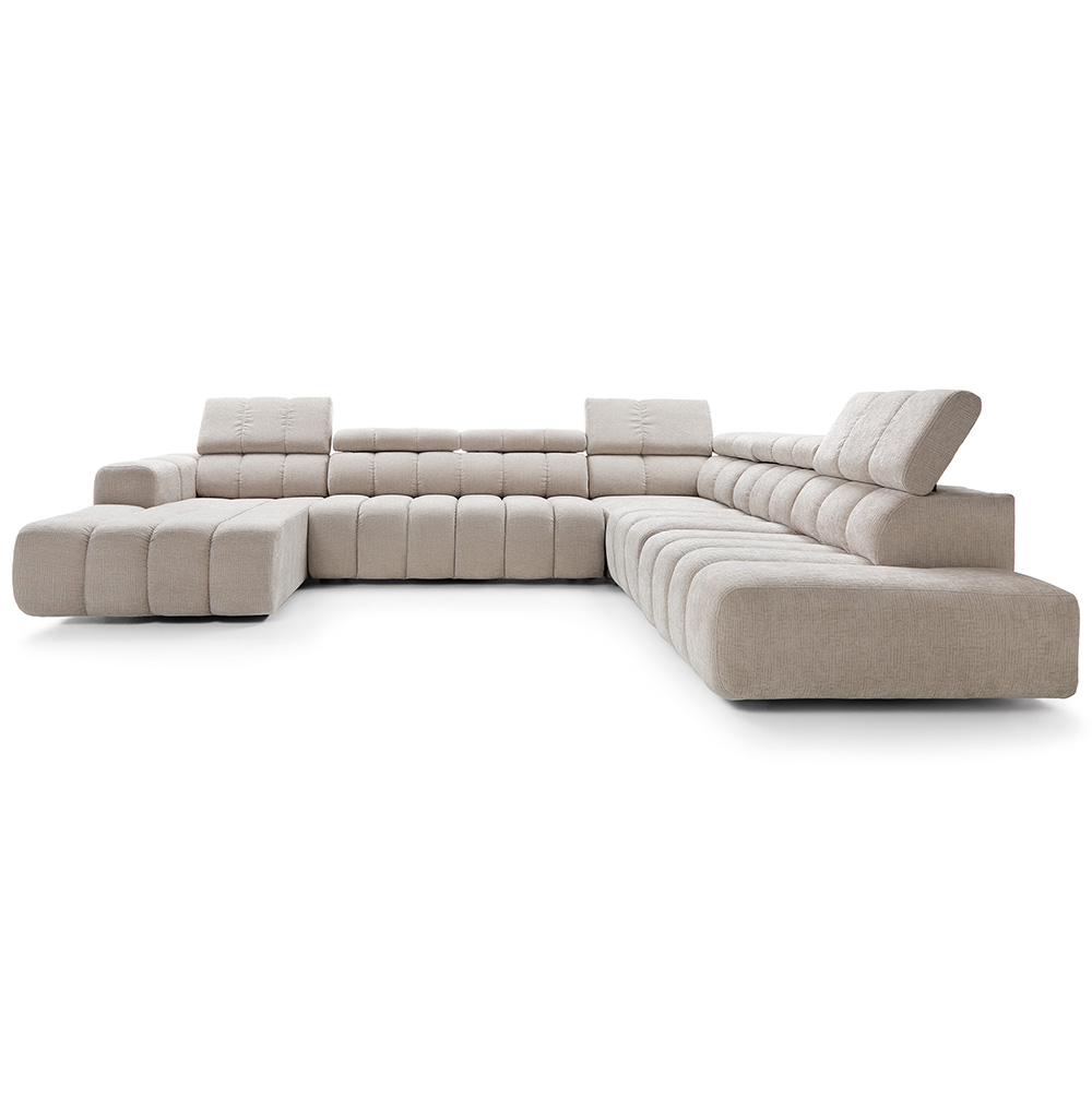 Sedací souprava ZURICH U | 188x367x294 cm | rozkládací + bez úložného prostoru | VÝBĚR TKANIN