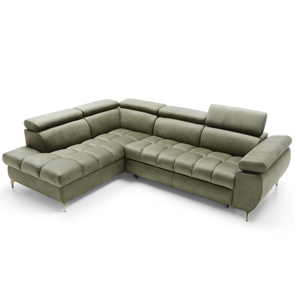 Sedací souprava LUGANO II | 202x272 | rozkládací + úložný prostor | VÝBĚR TKANIN a NOŽIČEK