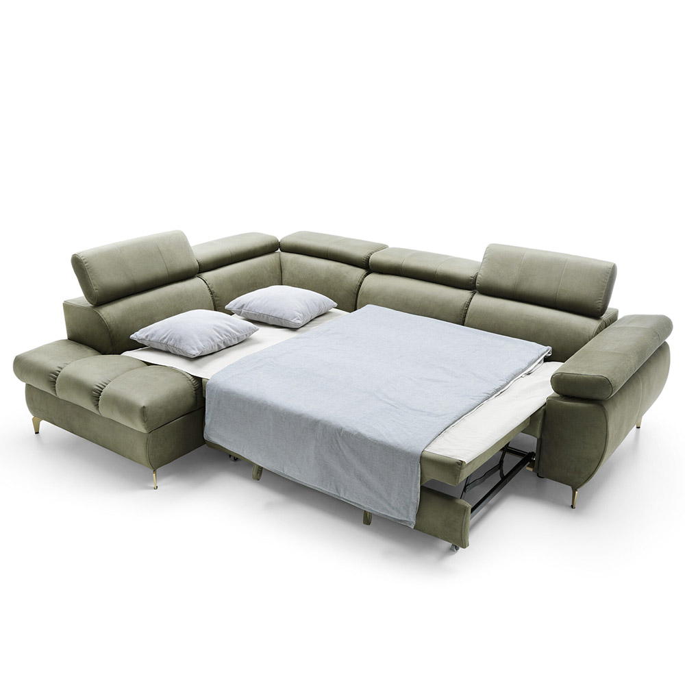 Sedací souprava LUGANO II | 202x272 | rozkládací + úložný prostor | VÝBĚR TKANIN a NOŽIČEK