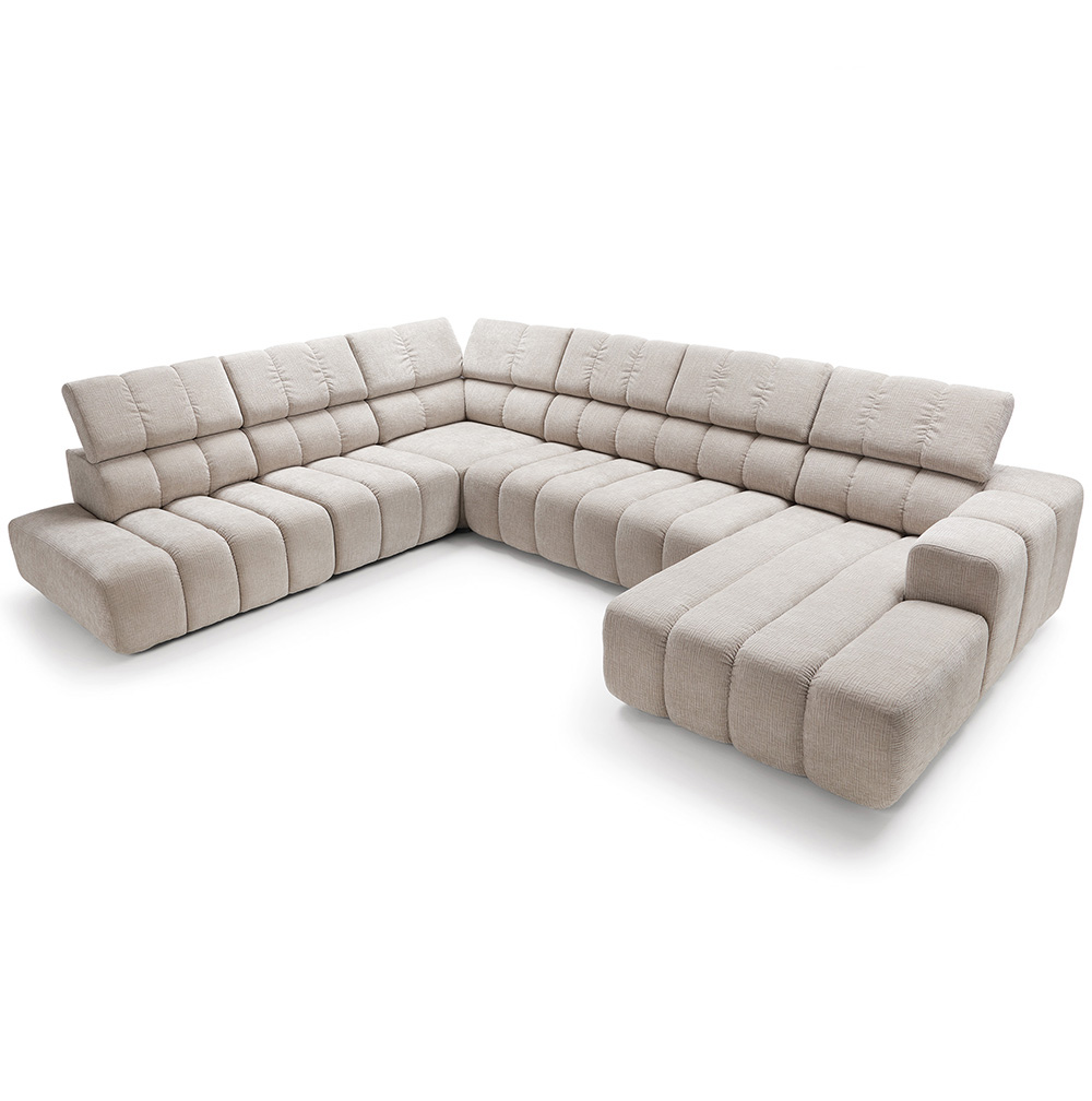 Sedací souprava ZURICH U | 294x367x188 cm | rozkládací + bez úložného prostoru | VÝBĚR TKANIN