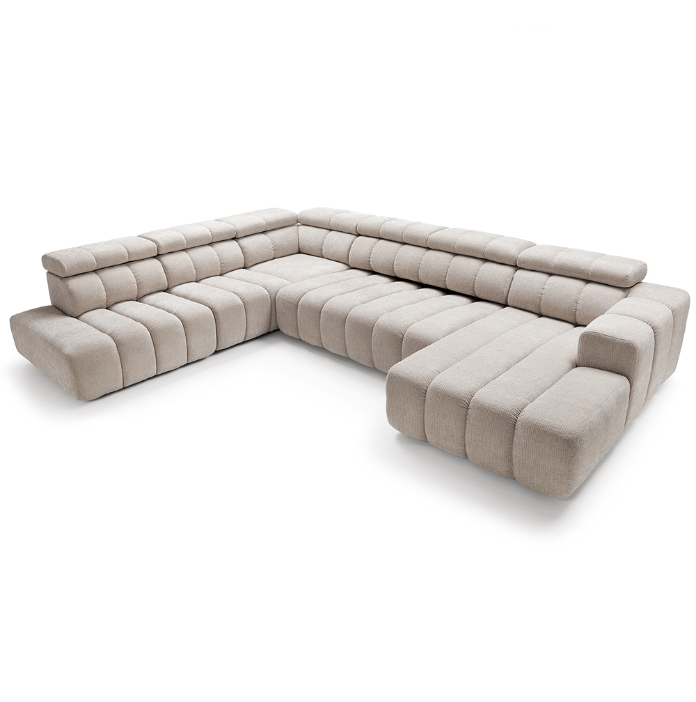 Sedací souprava ZURICH U | 294x367x188 cm | rozkládací + bez úložného prostoru | VÝBĚR TKANIN