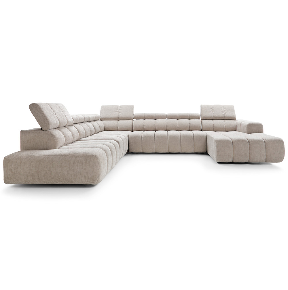 Sedací souprava ZURICH U | 294x367x188 cm | rozkládací + bez úložného prostoru | VÝBĚR TKANIN